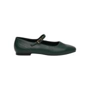 Ballerina's Paez Ballet Flats Microfiber Napa W - Pine