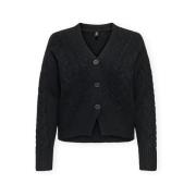 Vest Only Rio Life Cardigan - Black