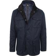 Trainingsjack Barbour Waxjas Ogston Donkerblauw