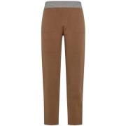 Broek Deha Bi-Color Knitted Straight