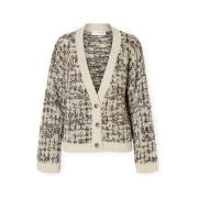 Vest Selected W Lindsay Cardigan - Birch/Delicious