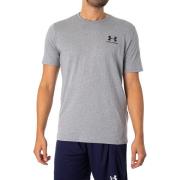 T-shirt Korte Mouw Under Armour Sportstyle T-shirt met linkerborst