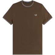 T-shirt Korte Mouw Fred Perry Fp Twin Tipped T-Shirt