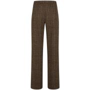 Broek Deha Check Jacquard Palazzo