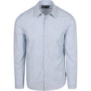 Overhemd Lange Mouw Marc O'Polo Overhemd Streep Lichtblauw