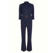 Jumpsui King Louie 07484 Alexa Jumpsuit Uni Rodeo Evening Blue