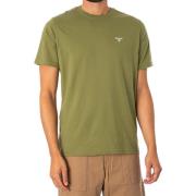 T-shirt Korte Mouw Barbour Op maat gemaakt sport-T-shirt