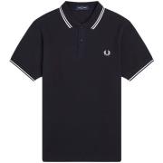 Polo Shirt Korte Mouw Fred Perry Fp Twin Tipped Fred Perry Shirt
