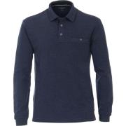 Sweater Casa Moda Polo LS Donkerblauw