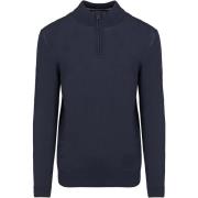 Sweater Suitable Race Half Zip Trui Navy