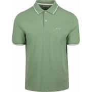 T-shirt Gant Tipping Piqué Poloshirt Groen