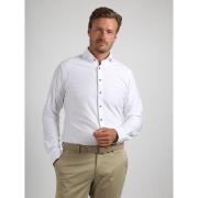Overhemd Lange Mouw Suitable Herringbone Overhemd Wit