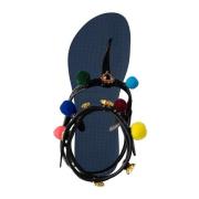 Sandalen Uzurii Pompom