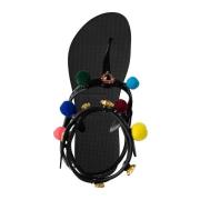 Teenslippers Uzurii Pompom