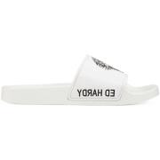 Teenslippers Ed Hardy Sexy Beast Sliders White-Black