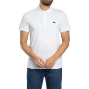 Polo Shirt Korte Mouw Lacoste Poloshirt van katoenmix met normale pasv...