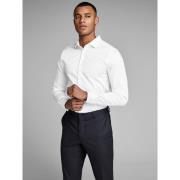Overhemd Lange Mouw Jack &amp; Jones 12097662 PARMA-WHITE