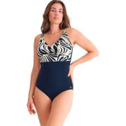 Badpak Lisca Eendelig doorschijnend zwempak zonder beugel GOLD COAST