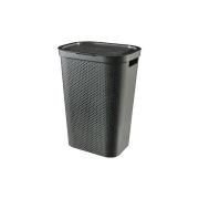 Manden en dozen Curver Panier à linge Infinity Recycled Dots Gris 60L