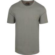 T-shirt Korte Mouw BOSS T-shirt Tales Groen