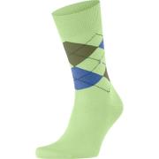 Socks Burlington Manchester Sok Ruit Lichtgroen 7434