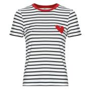 T-shirt Korte Mouw Only ONLHEART LIFE S/S TEE