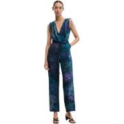 Jumpsui Desigual JUMPSUIT_FLORESAZUL 26SWPW40