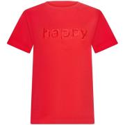 T-shirt Korte Mouw Lisca T-shirt met slipe mouwen Happy SUMMERTIME