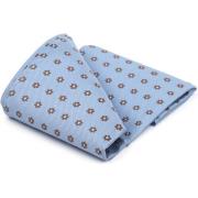Schoenaccessoires Suitable Zijde Pochet Blauw Print Flower