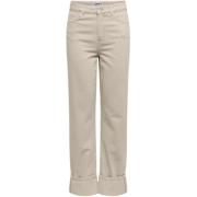 Straight Jeans Only Onleverly Hw Slim St Fold-Up Cc Pnt 15364368