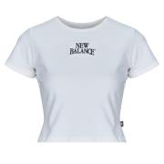 T-shirt Korte Mouw New Balance LINEAR HERITAGE RINGER TSHIRT