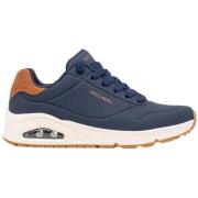 Lage Sneakers Skechers UNO SUITED ON AIR - blue