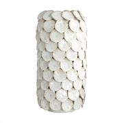 Vazen, potten voor binnen House Doctor Vase Dot blanc en céramique