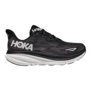 Lage Sneakers Hoka one one One One Clifton 9 Black White