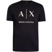 T-shirt Korte Mouw EAX Slim fit T-shirt met groot logo