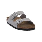 Slippers BIRKENSTOCK ARIZONA SHINE GLITTER SILVER