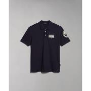 Polo Shirt Korte Mouw Napapijri E-AMUNDSEN NP0A4H6A-176 BLU MARINE
