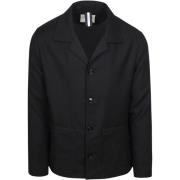 Windjack Profuomo Overshirt Wool Navy