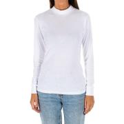 T-Shirt Lange Mouw Kisses And Love 1625-M-BLANCO