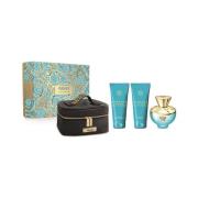 Geurset Versace Dylan Turquoise -100ml keulen + 2x100ml Gel + Neceser