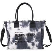 Handtas Munich Scuba Black And White Shopper 7113611