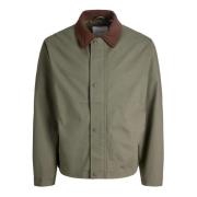 Blazer Jack &amp; Jones 12288889 GRAHAM WORKER-DUSTY OLIVE