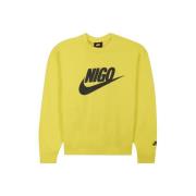 Sneakers Nike x Nigo Fleece Crew Sweatshirt Yellow