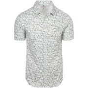 Overhemd Korte Mouw Desoto Short Sleeve Jersey Overhemd Print Groen Bl...