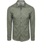 Overhemd Lange Mouw Desoto Overhemd Print Groen