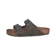 Teenslippers BIRKENSTOCK Arizona Desert Dust Thyme Syn Vegan