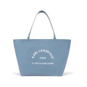 Boodschappentas Karl Lagerfeld Rsg Canvas Shopper Bleblm