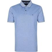 T-shirt Casa Moda Polo Stretch Blauw