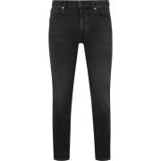 Straight Jeans BOSS Onyx Jeans Zwart