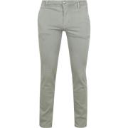 Broek Suitable Chino Philo Flex Hellgrün